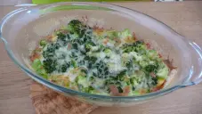 Fotka uživatele Zuzanka a Míša k receptu Zapečená brokolice se smetanou a sýrem